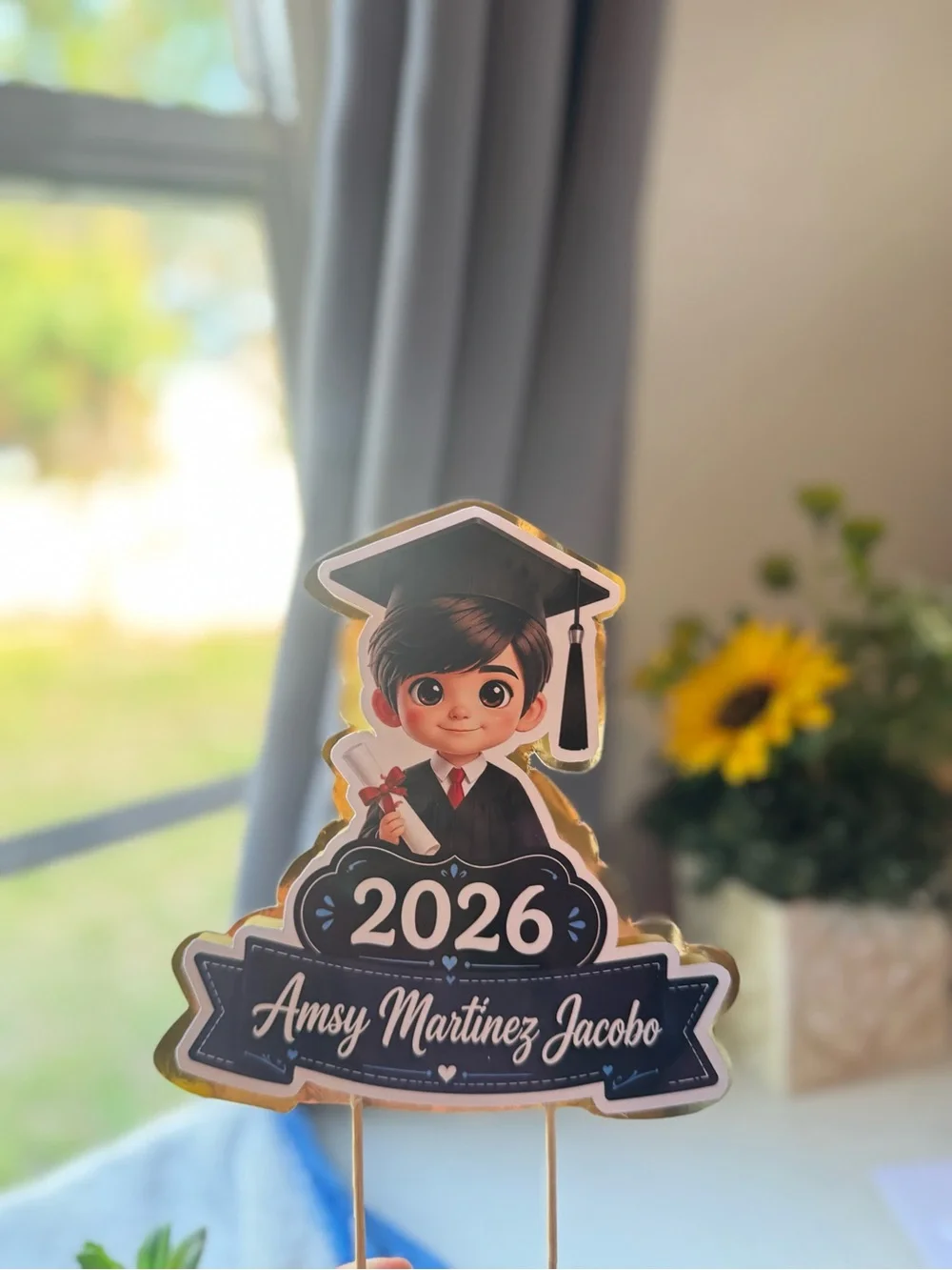 ✨🎓 CUSTOM GRADUATION CAKE TOPPER 2026 🎓✨